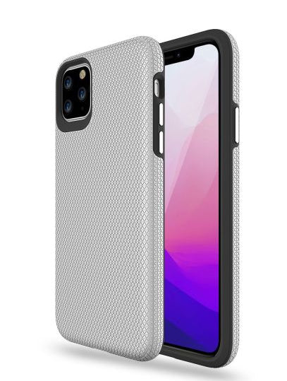 For iPhone 15 Shockproof Case Rugged Silver Colour