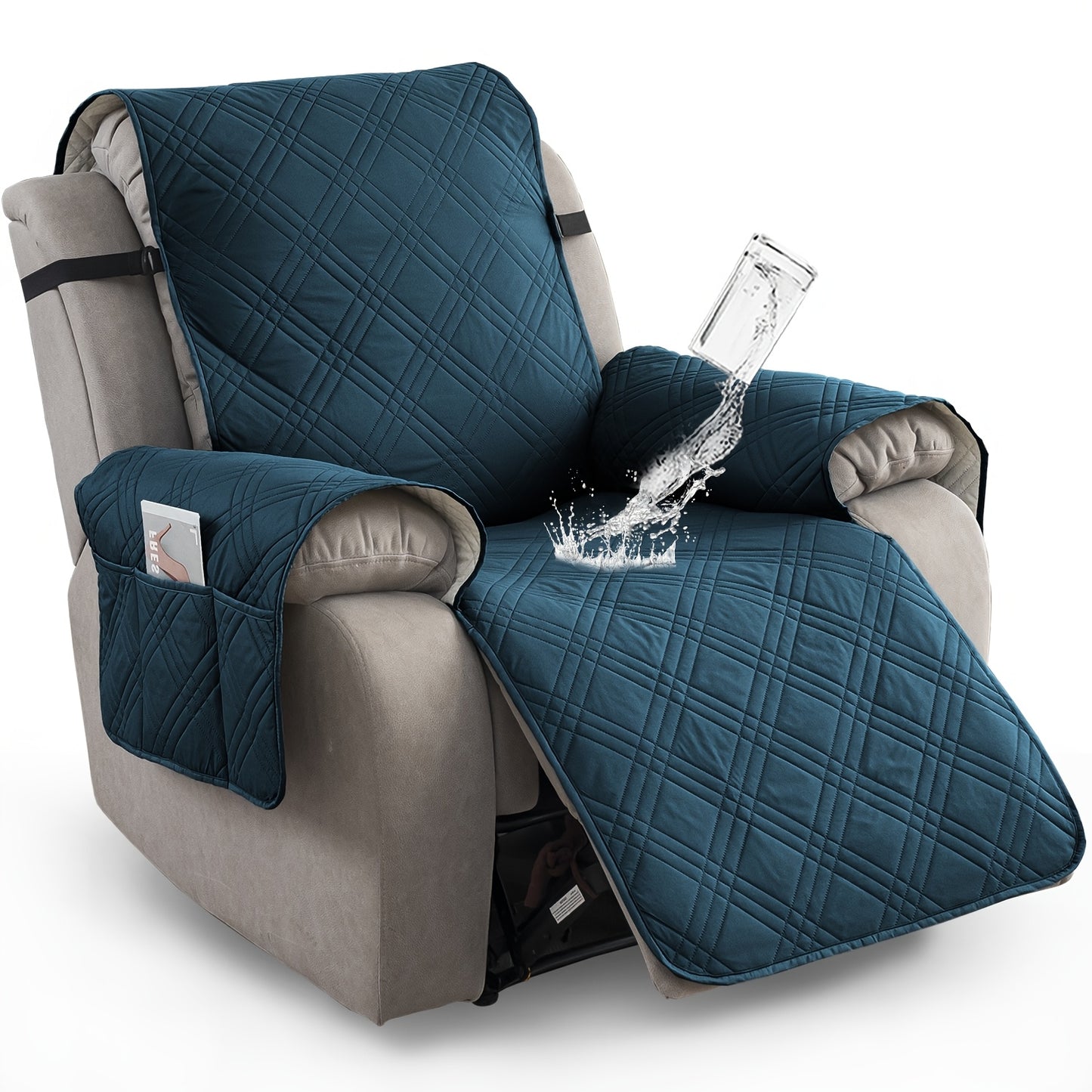 1pc Recliner Chair Cover Pad  for 1 Seater Sofa Slipcover
