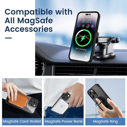 Slim Shockproof Case For  iPhone 16-Black