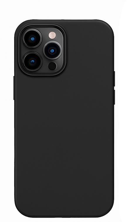 Black Slim Protective TPU Case For iPhone 15 Pro