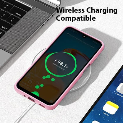 For Samsung Galaxy S24 Plus  Silicone Shockproof Gel Case-Pink