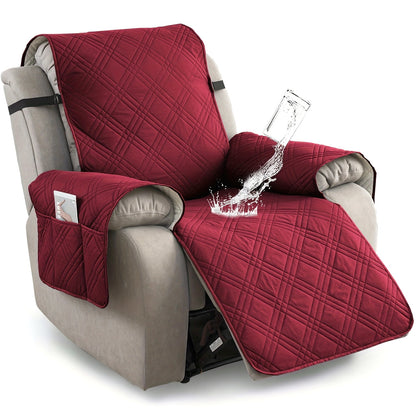 1pc Recliner Chair Cover Pad  for 1 Seater Sofa Slipcover