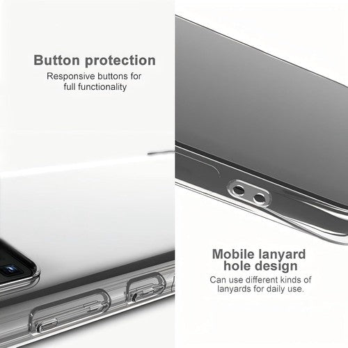 For OPPO Reno13  Shock proof Clear Case + 1 x Screen Protector