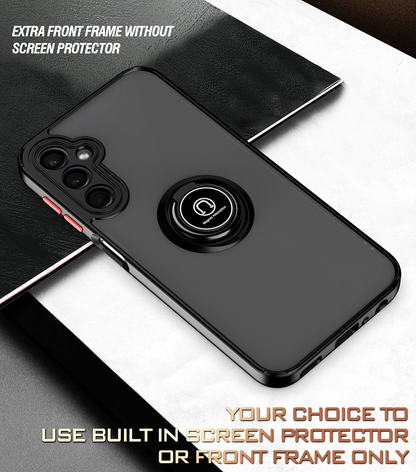 For Samsung A26 5G Case With Car Mount Magnetic Ring Shockproof Cover