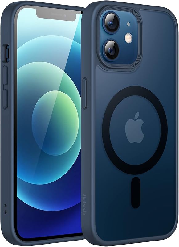 Magnetic Case for iPhone 12 Compatible with MagSafe, Translucent Matte Back
