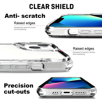 Crystal Clear Shockproof Drop Protection Phone Case For Iphone 14