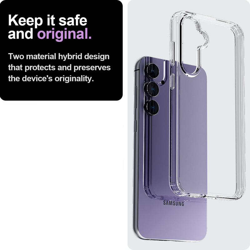 For Samsung Galaxy S24 Plus Clear Shockproof  Protective Case
