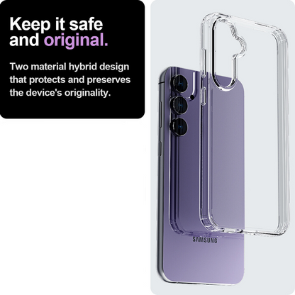 For Samsung Galaxy S24 Plus Clear Shockproof  Protective Case