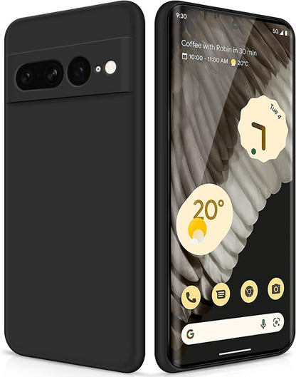 For Pixel 8 Pro Silicone Case - Matte Black