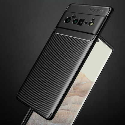 For Google Pixel 9 Case Slim Carbon Fiber Shockproof Heavy Duty Cover