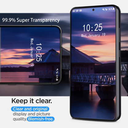 For Samsung Galaxy A55 Full Cover Tempered Glass Screen Protector 2-Pack