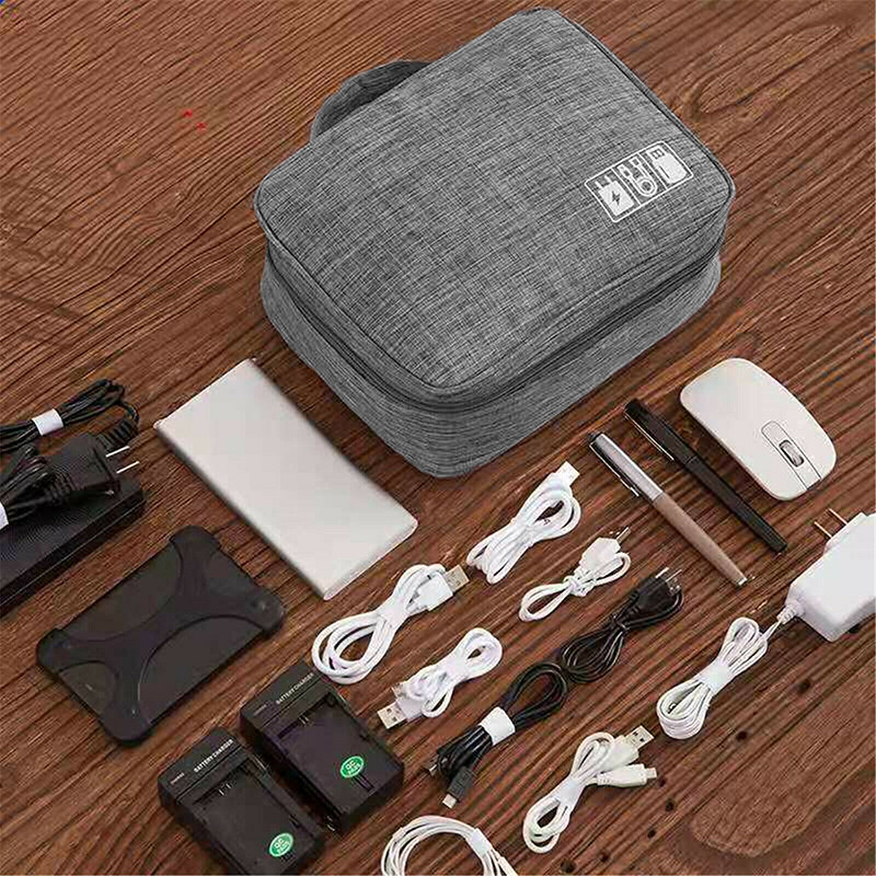 Cable Organizer Travel Bag Charger Cable Accessories Storage