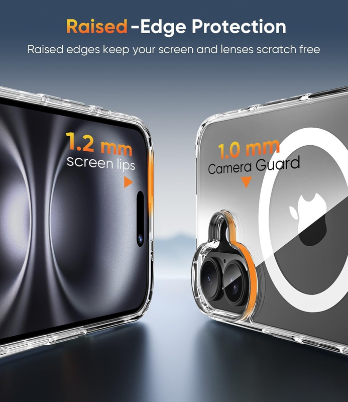 For iPhone 16 Magsafe Case Clear  Protective Cover
