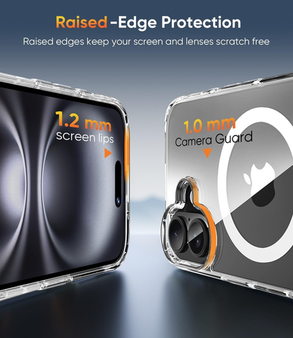 For iPhone 16 Magsafe Case Clear  Protective Cover