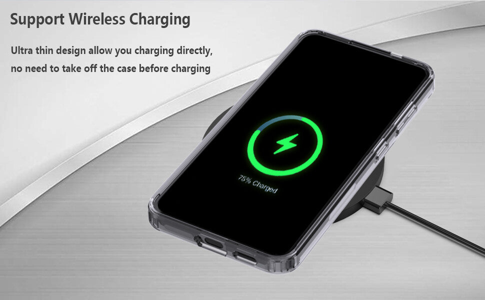 For Samsung Galaxy S24 Plus Clear Shockproof  Protective Case
