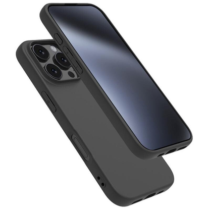Black Slim Protective TPU Case For iPhone 15 Pro