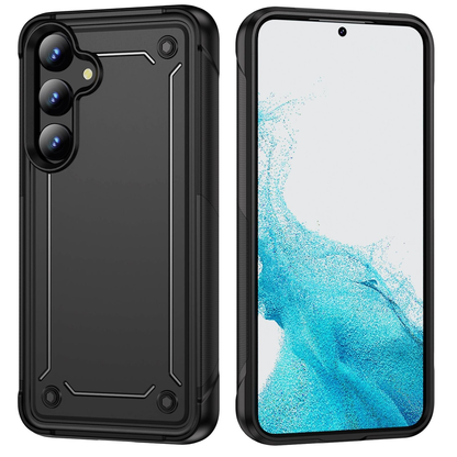 For Samsung Galaxy S24 Grip shockproof tradie phone case,Black