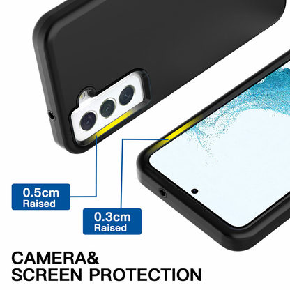 For Samsung Galaxy S23 Ultra Shockproof Heavy Duty Case -Black