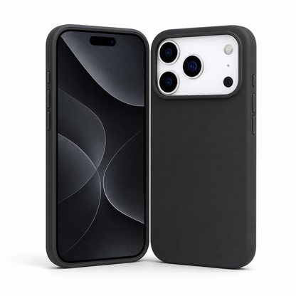For iPhone 18 Pro Black Silicone case