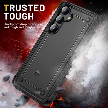 For Samsung Galaxy S24 Grip shockproof tradie phone case,Black