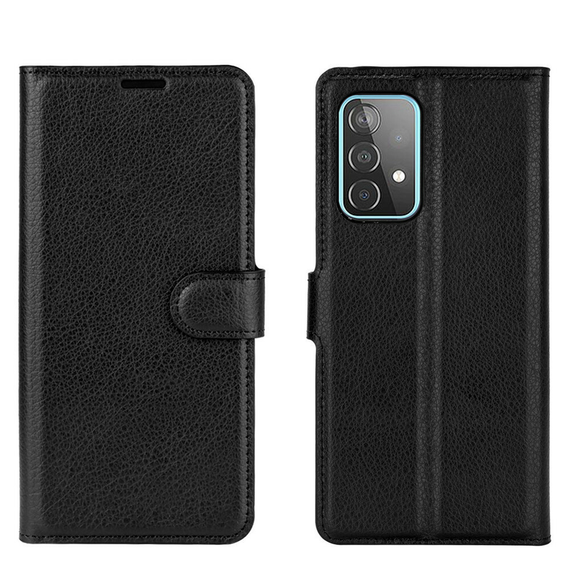 For Samsung Galaxy A35 Wallet Flip Case-Black Colour