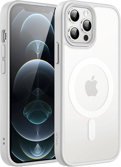 Magnetic Case for iPhone 12 Compatible with MagSafe, Translucent Matte Back