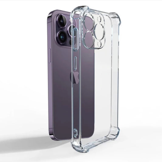 For iPhone 16 Pro transparent silicone  case