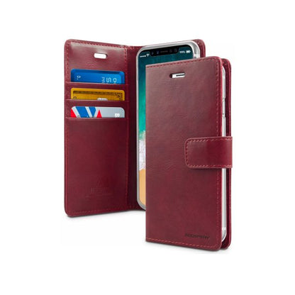 For iPhone 8 Case[3 Card Slots]-Wine Colour