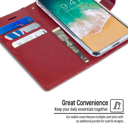 For iPhone 8 Case[3 Card Slots]-Wine Colour