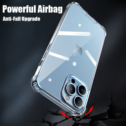 For iPhone 16 Pro clear case Slim Shockproof Silicone cover