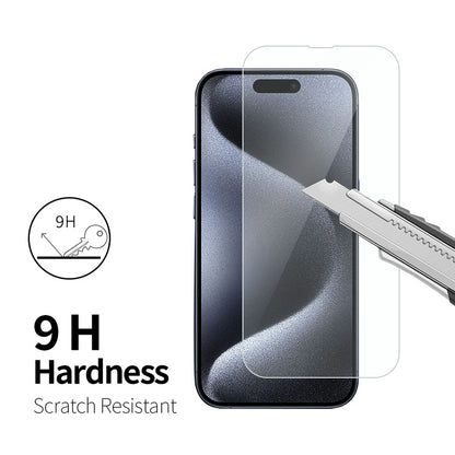 2X iPhone 16 Glass Tempered Screen Protector