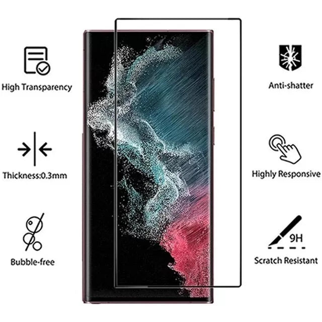 For Samsung S25 S24 S23 S22 S21 plus ultra A17 A07 A15  A36 A56 A16 A06 Tempered Glass Screen Protector