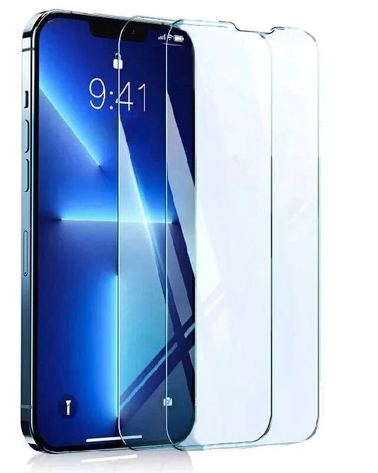 2 PCS  for iphone 14 Plus  Tough Tempered Glass Screen Protector