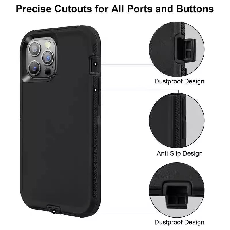 For iPhone 16 Pro Heavy duty Builder Case