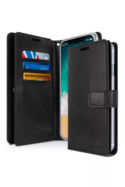 For iPhone 13 Pro Max Double Wallet Leather Flip Case
