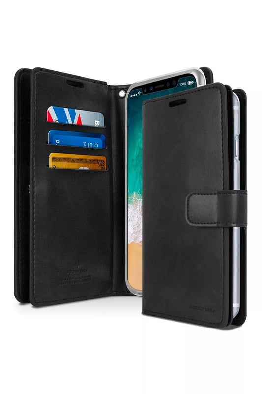 For iPhone 15 Pro Double Layers Wallet Leather Flip Case