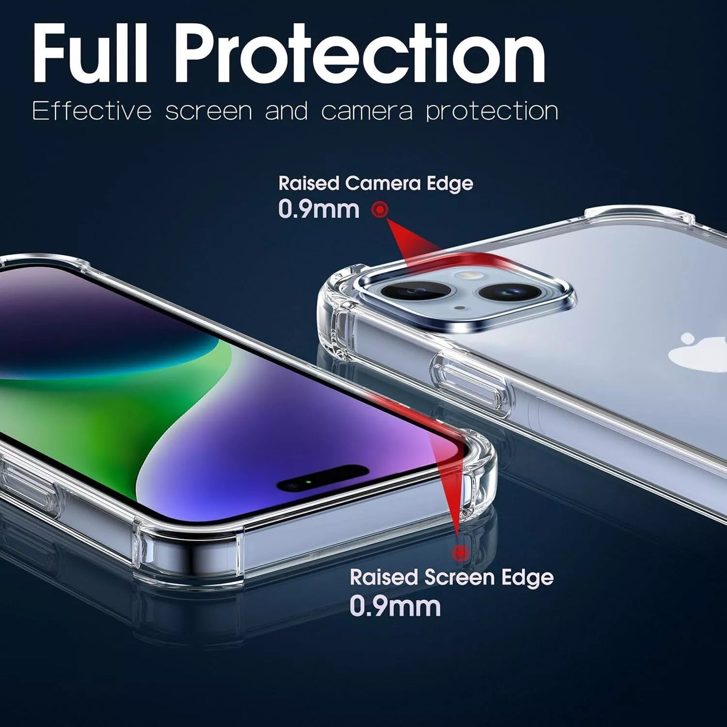 For iPhone 13 Clear Shockproof Cover