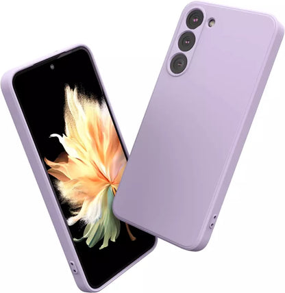 For Samsung Galaxy A35 5G Light Purple Silicone Gel case