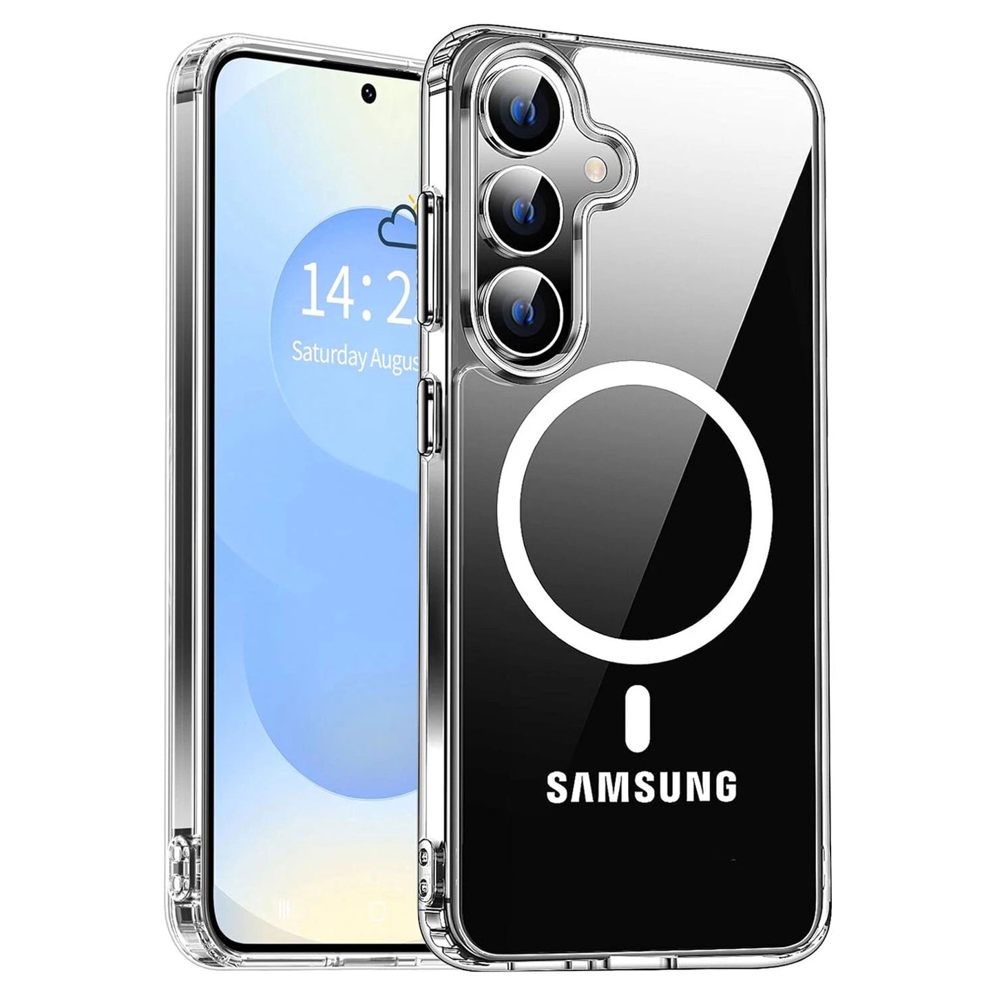 For Samsung Galaxy S24 Plus MagSafe Clear Case