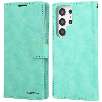 For Samsung Galaxy S22 Ultra Wallet Case with Card holder Mint  Flip Cover