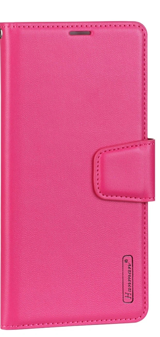 For Samsung Galaxy S25 FE Wallet Case Hot Pink Colour Flip Cover