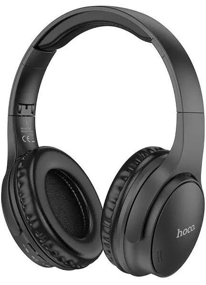 Compact Wireless Bluetooth Headphones - Black