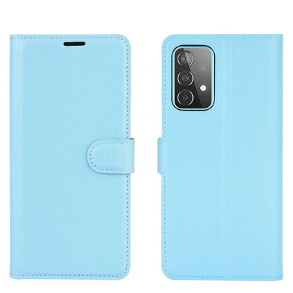 For Samsung Galaxy A35 Wallet Flip Case-Light Blue Colour