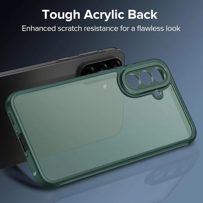 Matte Green Phone Case for Samsung A56 Shockproof Cover