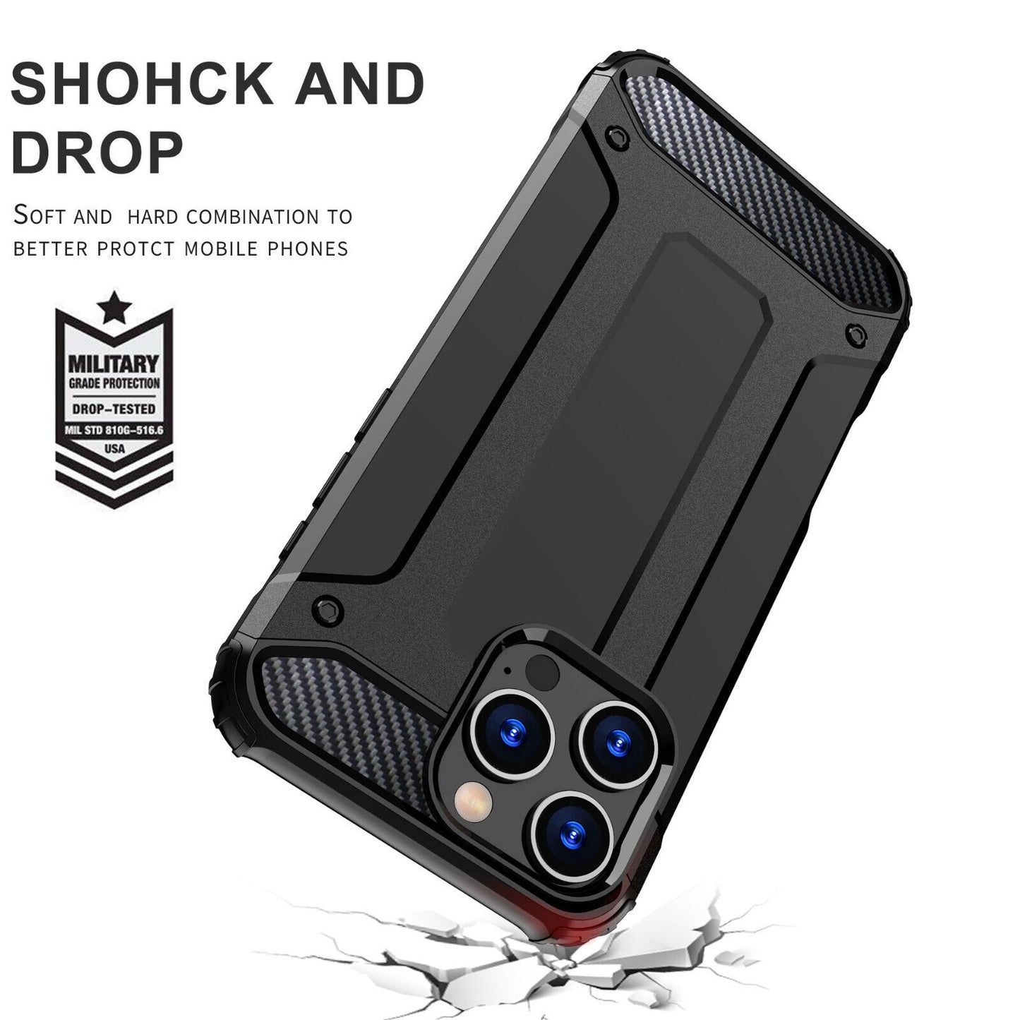 For iPhone 16 Pro Dual layer shockproof case