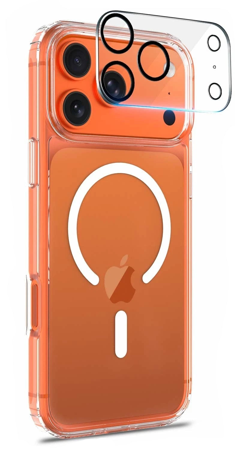For iPhone 17 Pro Max Magsafe Clear Case+ 2  x Screen Protector + 1 x Camera Lens Protectors