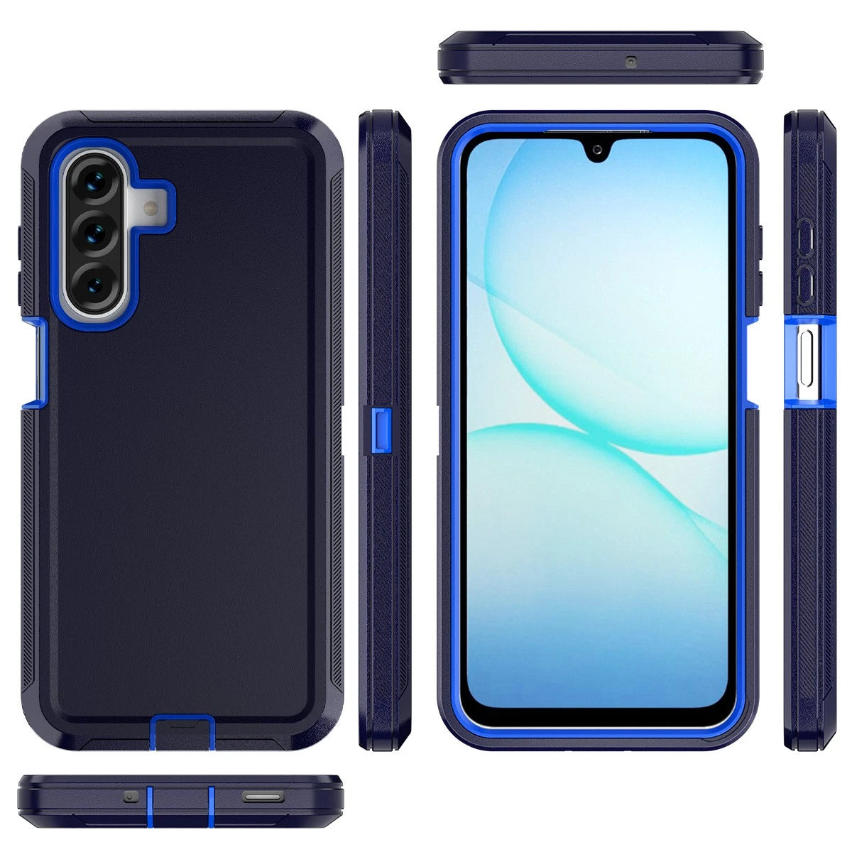 For Samsung Galaxy A16 Heavy duty  Shockproof Navy Blue Case