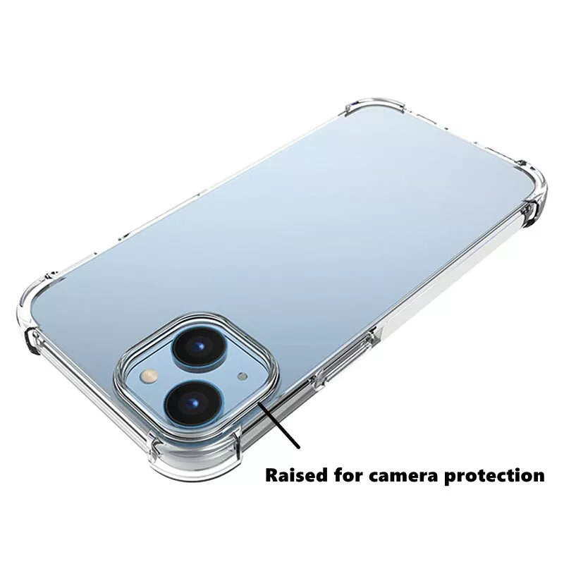 For iPhone 15 Clear Shockproof Cover