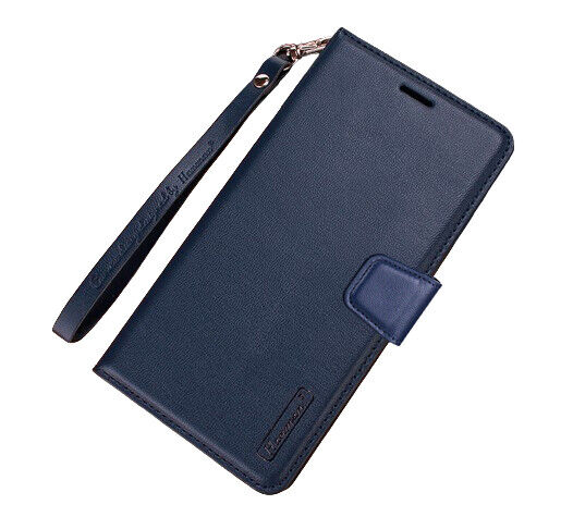 For Samsung Galaxy S25 FE Wallet Case with Lanyard Navy blue Colour Flip Cover