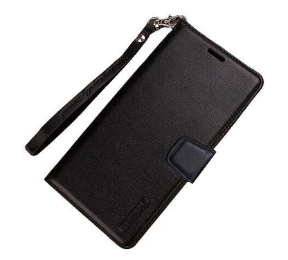 For Samsung Galaxy A15 Wallet Case with Lanyard Black Colour Flip Cover